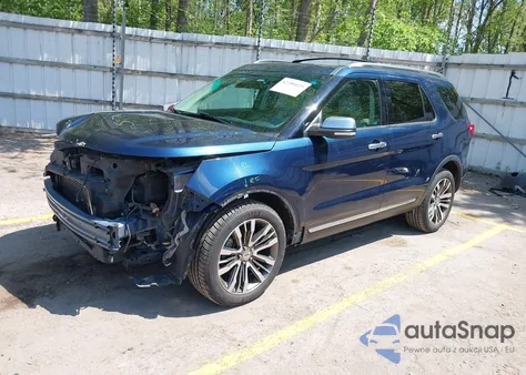 2016 Ford Explorer Platinum z USA, uszkodzony, nr VIN 1FM5K8HT5GGC71419